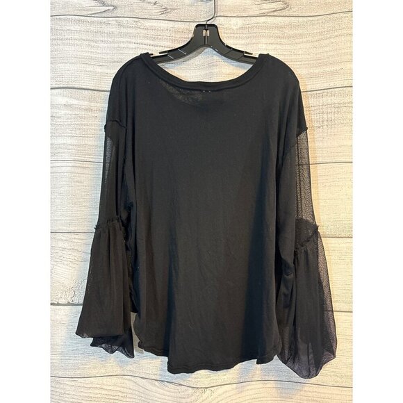 Free People Still Got it Mesh Bell Sleeves Size S - Picture 4 of 4